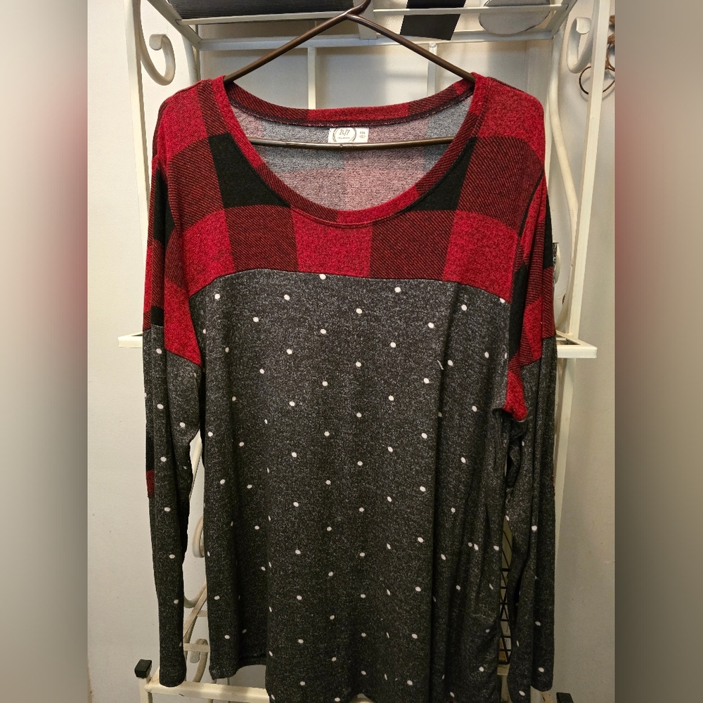 Maurices Gray Raglan Graphic Sweatshirt